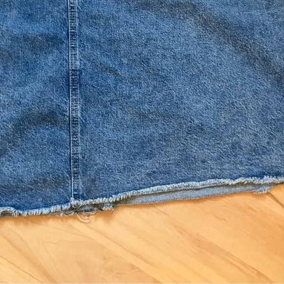 Free People Come As You Are Denim Maxi Skirt - Picture 7 of 10